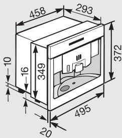 MIELE CVA 3650 - Possibilities d'encastrement et de combinaisons - 2