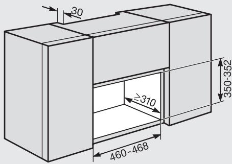 MIELE CVA 3650 - Possibilities d'encastrement et de combinaisons - 3