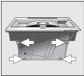 MIELE CVA 3650 - Uniquement en cas de montage dans une armoire : - 1