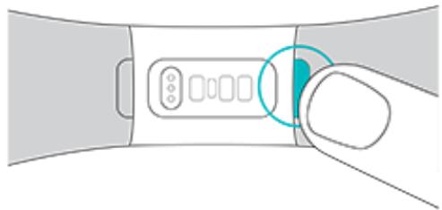 FITBIT CHARGE 3 SE LAVANDE - Retrait du bracelet - 1