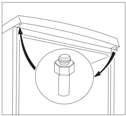 FAURE FFU319EW - Pour changer le sens d'ouverture de porte - 2