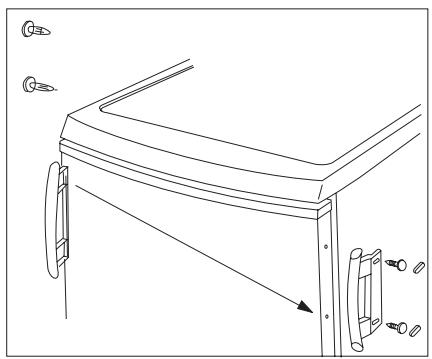 FAURE FFU319EW - Pour changer le sens d'ouverture de porte - 3
