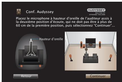MARANTZ AMPLI_HOME_CINEMA_5R5015 - Lorsque l'enceinte détectée est affichée, Sélectionnez "Suivant" puis appuyez sur ENTER. - 2