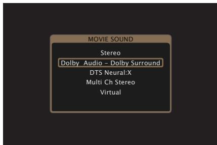 MARANTZ AMPLI_HOME_CINEMA_5R5015 - Passage au mode audio - 2
