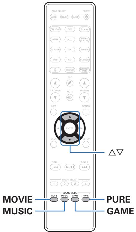 MARANTZ AMPLI_HOME_CINEMA_5R5015 - Sélection d'un mode d'écoute - 1