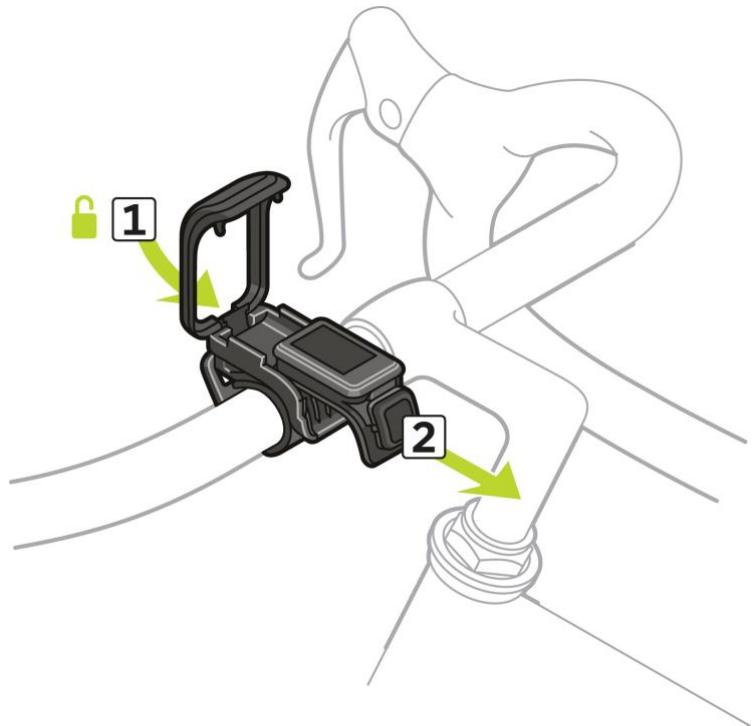 TOMTOM SPARK CARDIO FiN NOIR - Retirer votre montre du support - 1