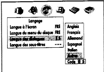 TOSHIBA SD-330E - Langue des dialogues - 1