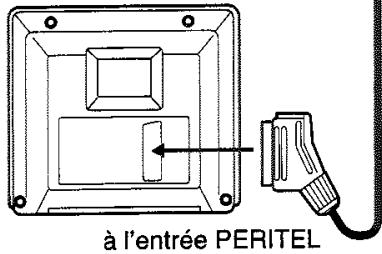 TOSHIBA SD-330E - Branchement à un téléviseur (Utilisation de la prise PERITEL) - 1