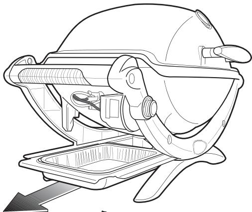 WEBER 50040053 - Bac de récupération amovible et barquette en aluminium jetable - 2