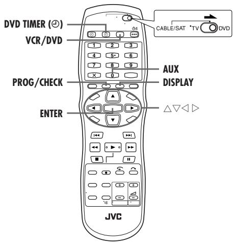 JVC DR-MV1SEF - Enregistrement programme manuel - 9
