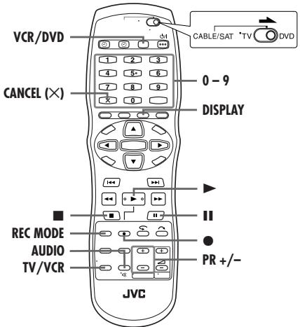 JVC DR-MV1SEF - Enregistrement simple - 2