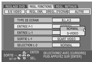 JVC DR-MV1SEF - F-1 Reglage d'entrée - 1