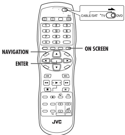 JVC DR-MV1SEF - Utilisation de la barre sur écran - 2