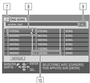 JVC DR-MV1SEF - Lecture via la navigation MP3/JPEG - 3