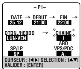 JVC DR-MV1SEF - Vérifier, annuler et changer des programmes - 2