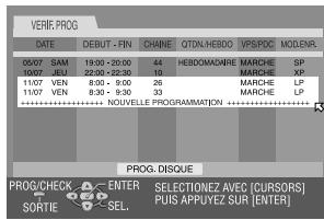 JVC DR-MV1SEF - Quand les programmes se chevauchent - 1
