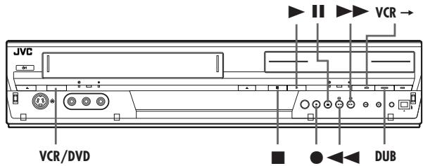 JVC DR-MV1SEF - Copie d'une partie de cassette - 1