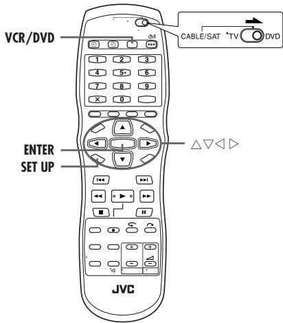 JVC DR-MV1SEF - Réglage du tuner - 1