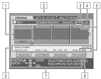 JVC DR-MV1SEF - Base de données des bibliothèques DVD Navi - 1