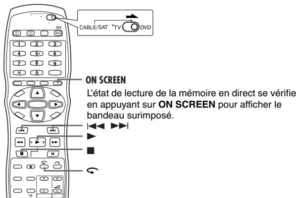 JVC DR-MV1SEF - Écran de l'été d'enregistrement ou de lecture - 1