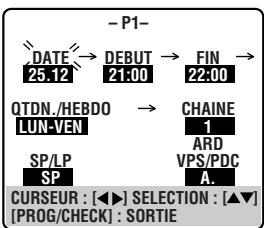 JVC DR-MV1SEF - Enregistrement programme avec le système SHOWVIEW - 3
