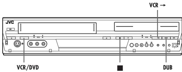 JVC DR-MV1SEF - Copie d'une cassette entiere - 1
