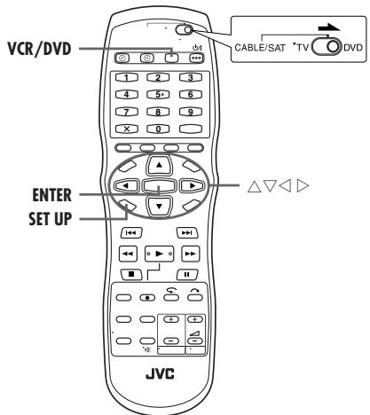 JVC DR-MV1SEF - Réglage de mode (Platine DVD) - 1