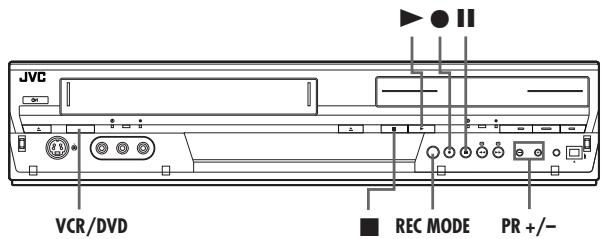 JVC DR-MV1SEF - Enregistrement simple - 1