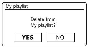 ROBERTS microSTREAM 67 - Effacement d'une piste de la liste de lecture - 5