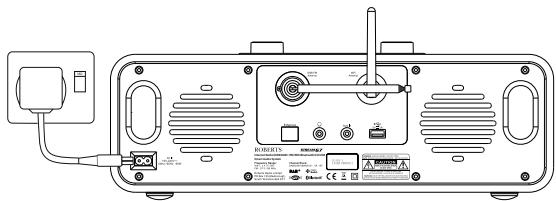 ROBERTS microSTREAM 67 - Branchement et sélection de la langue - 1
