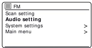 ROBERTS microSTREAM 67 - Paramètres de sensibilité de la recherche - FM - 4