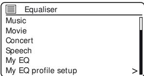 ROBERTS microSTREAM 67 - Configuration de votre profil My EQ - 5