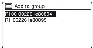 ROBERTS microSTREAM 67 - Ajouter des produits au groupe actuel - 5