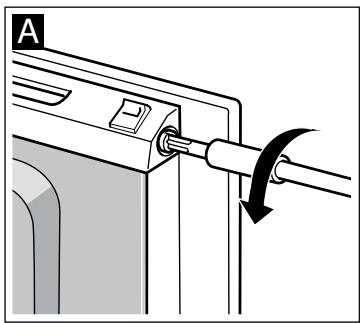 8OSCH HBR73B550F - Enlever le recouvrement de la porte - 1