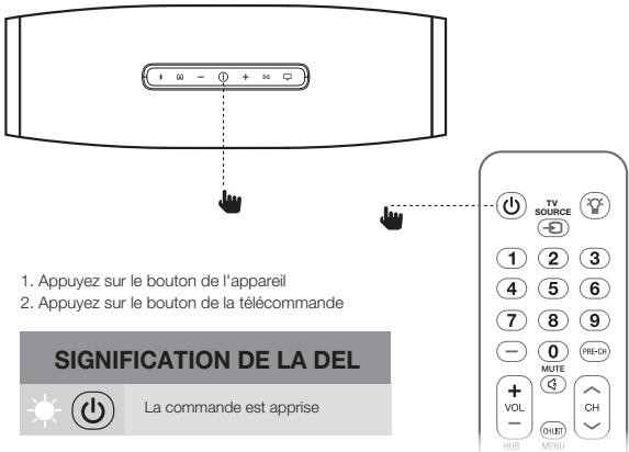 IBLABEL BOOST TV BLANC - UTILISATION DE VOITRE PROPRE TÉLÉCOMMANDE DE TÉLEVISEUR (APPRENTISSAGE DE TÉLÉCOMMANDE DE TÉLEVISEUR) - 1