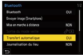 PANASONIC OMe51R - Activez [Transfert automatique] sur l'appareil photo. - 2