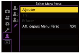 PANASONIC OMe51R - Sélectionnez [Ajouter]. - 1