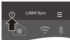 PANASONIC OMe51R - Sur le téléphone intelligent, lancez "LUMIX Sync". - 2