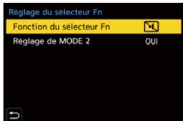 PANASONIC OMe51R - Appuyez sur  pour selectionner [Réglage de MODE 2], puis appuyez sur - 2