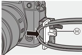 PANASONIC OMe51R - Mise en place du support pour cable - 5