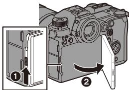 PANASONIC OMe51R - Réglage de l'inclinaison de l'écran - 3