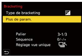 PANASONIC OMe51R - Réglez [Plus de param.]. - 1