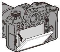 PANASONIC OMe51R - Réglage de l'inclinaison de l'écran - 1