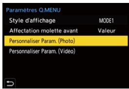 PANASONIC OMe51R - Sélectionnéz la position de l'élément (1 à ⑫). - 1