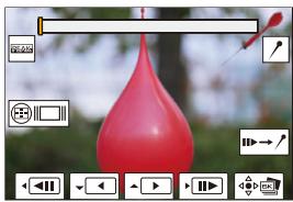 PANASONIC OMe51R - Actions avec l'écran de lecture rafale 6K/4K - 1