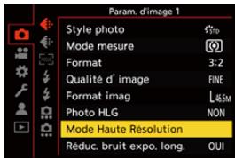 PANASONIC OMe51R - Lancez le mode haute résolution. - 1