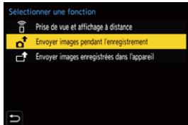 PANASONIC OMe51R - Sélectionnez la méthode pour envoyer des images sur l'appareil photo. - 1