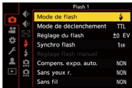 PANASONIC OMe51R - [Mode de flash] - 1