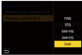 PANASONIC OMe51R - Sélectionnez une valeur de réglage. - 1