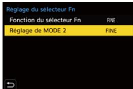 PANASONIC OMe51R - Appuyez sur  pour selectionner [Réglage de MODE 2], puis appuyez sur - 4